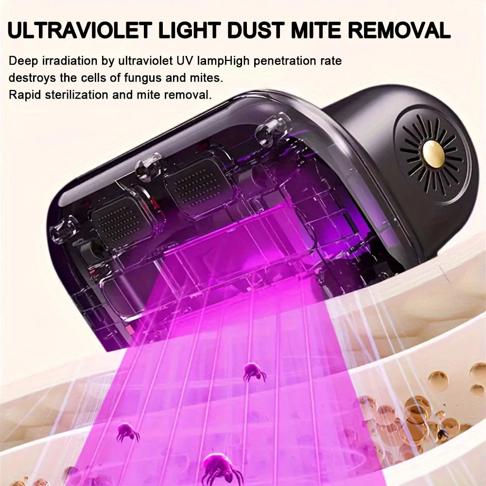 Wireless vacuum mite removal machine.