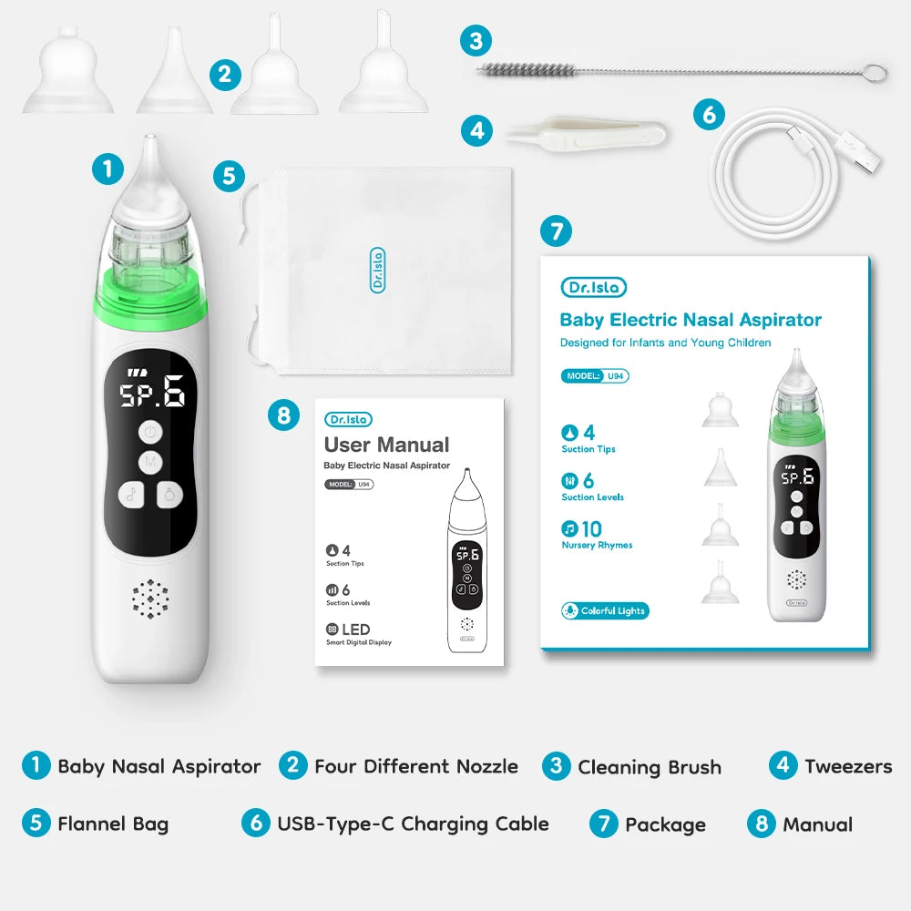 Baby Electric Nasal Aspirator.