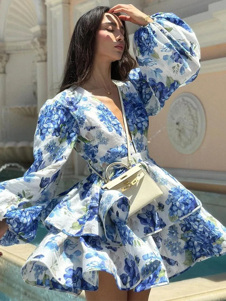 The Ruthy Ruffles Mini Dress.