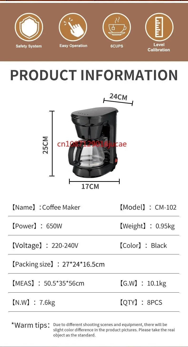 Steam coffee machine.