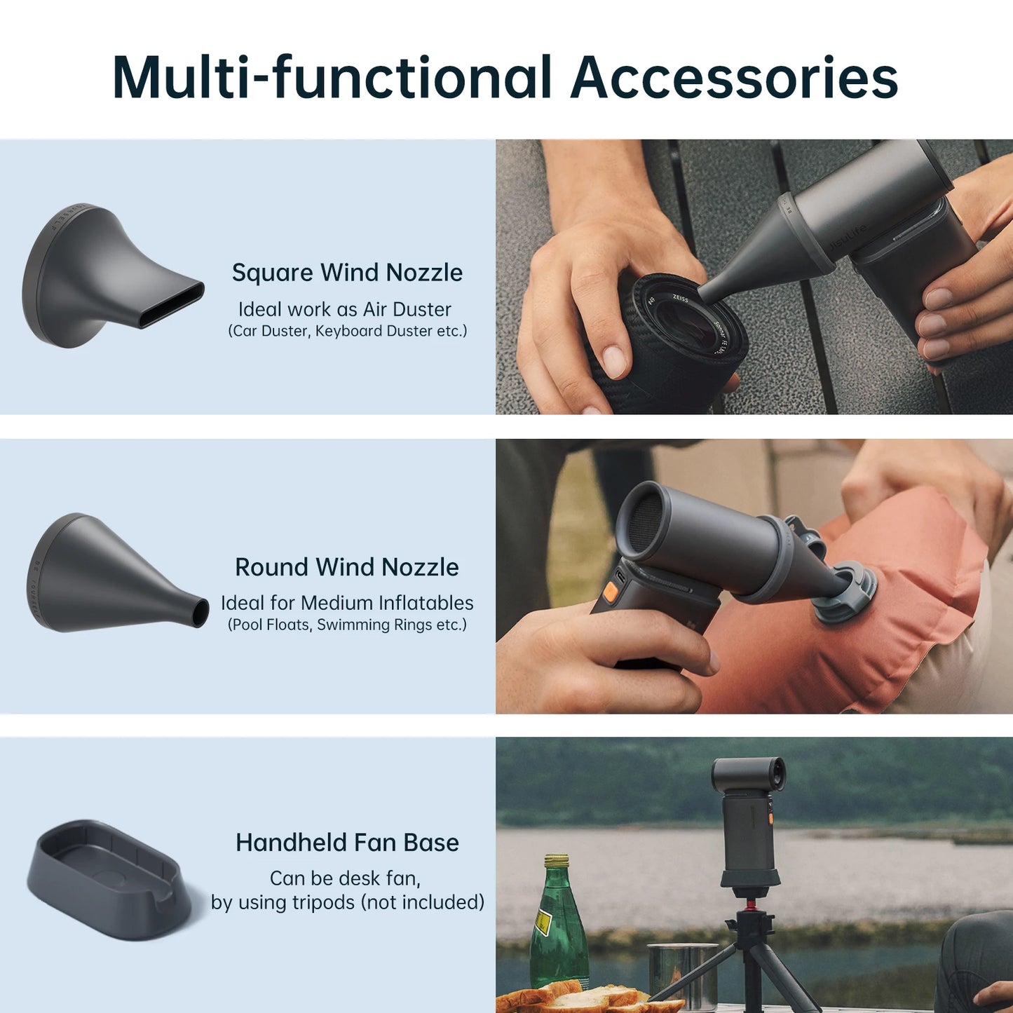 Portable Turbo Handheld Fan.
