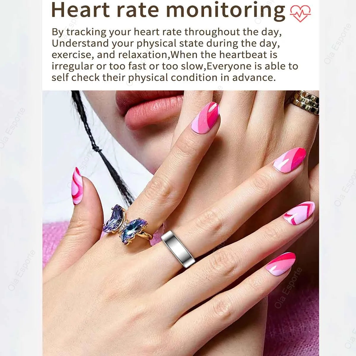 Unisex Smart Ring.