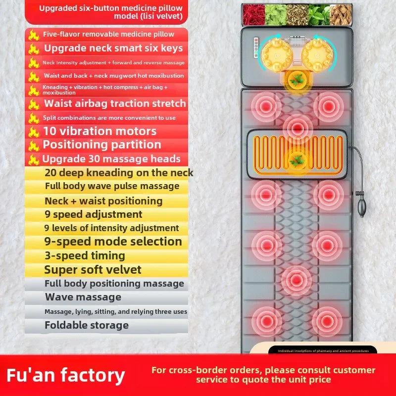 Whole body mattress massager.
