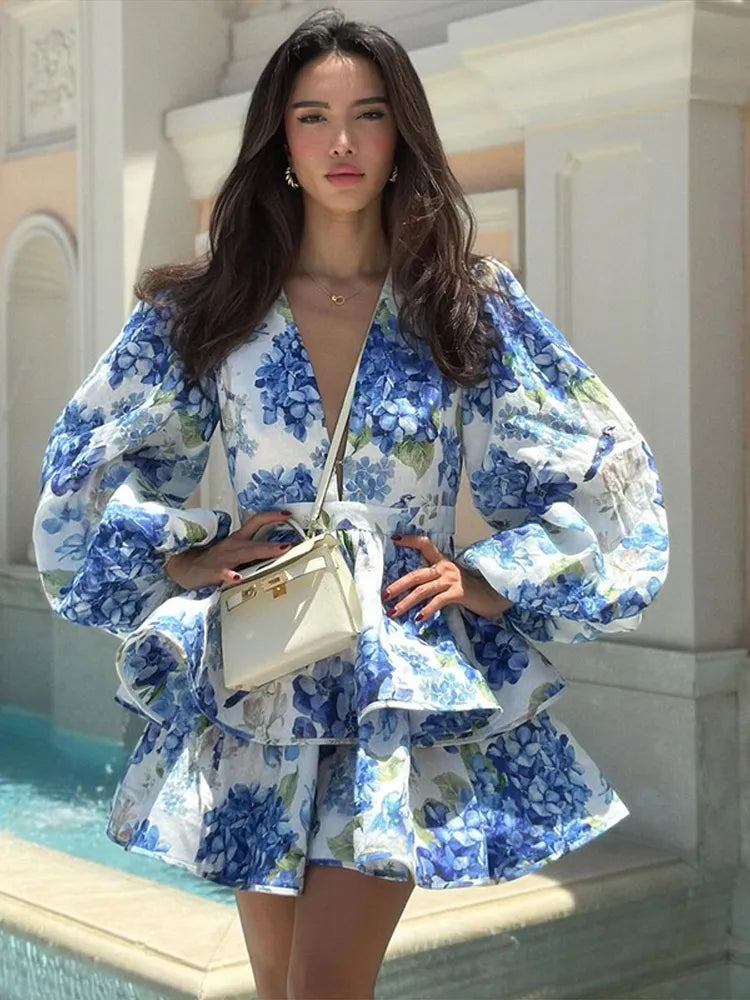 The Ruthy Ruffles Mini Dress.
