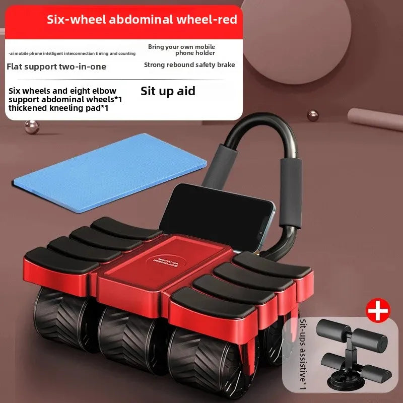 Six-Wheel Automatic Abdominal Wheel.