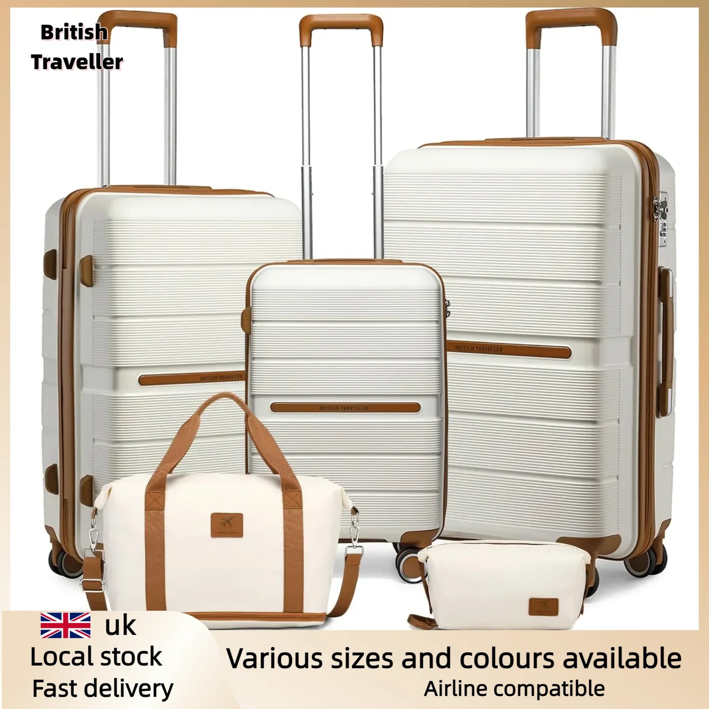 Luggage Set with TSA Lock. (Spinner Wheels)