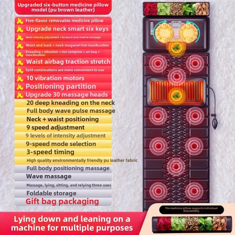 Whole body mattress massager.