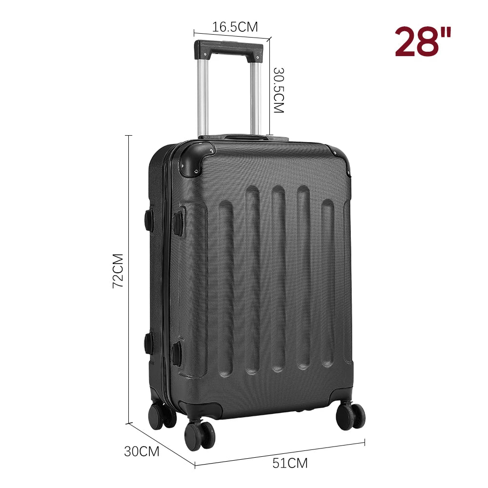 Nikki Spinner Suitcase with Combination Lock, 28"
