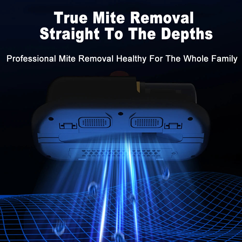 Wireless vacuum mite removal machine.