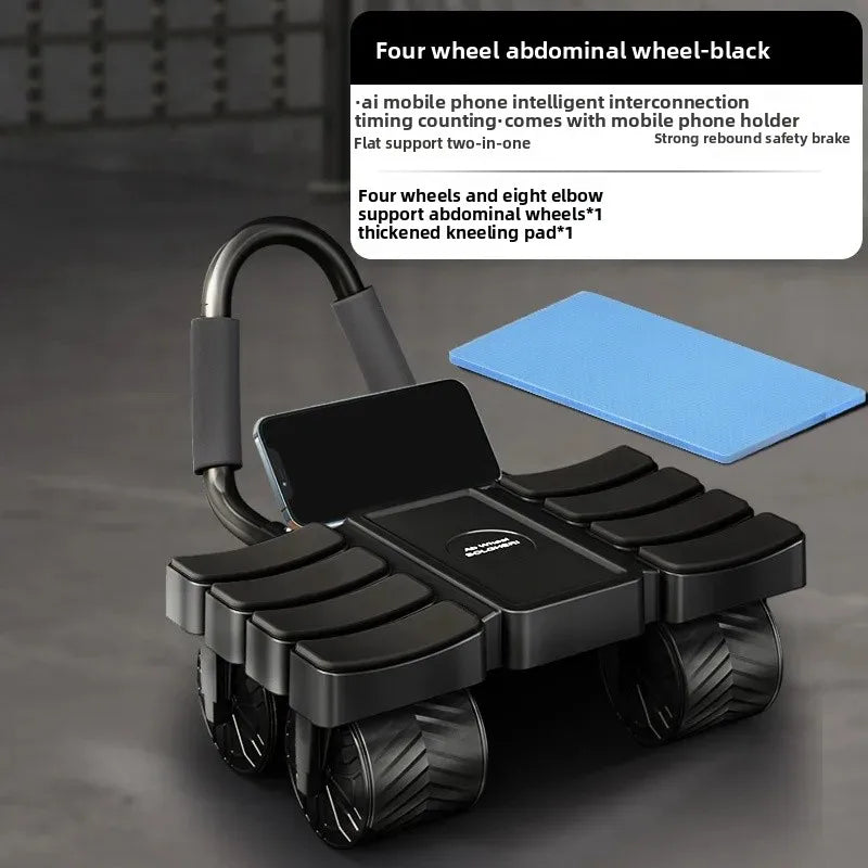 Six-Wheel Automatic Abdominal Wheel.