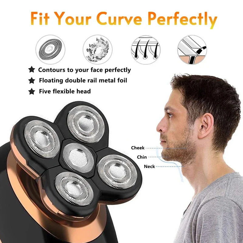 5 In 1 Electric Shaver For Men.