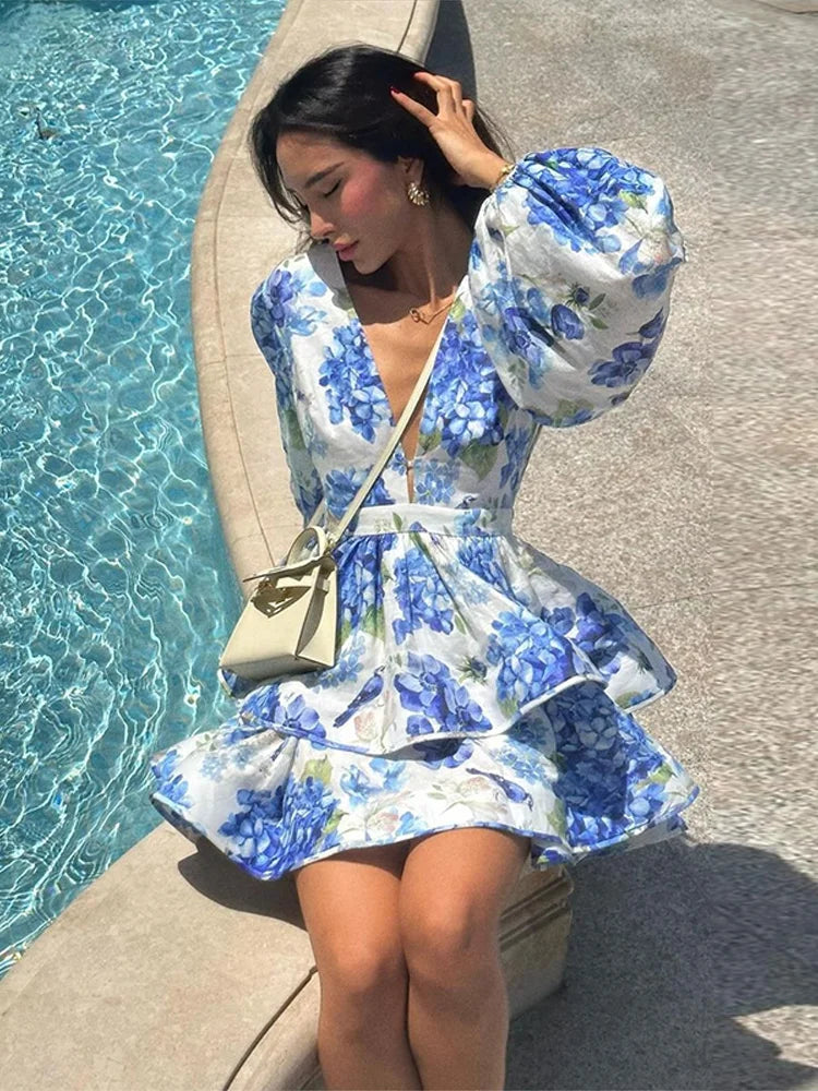 The Ruthy Ruffles Mini Dress.