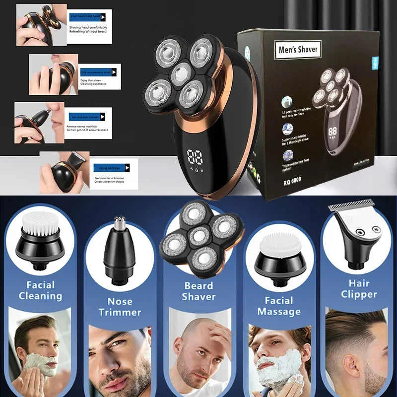 5 In 1 Electric Shaver For Men.