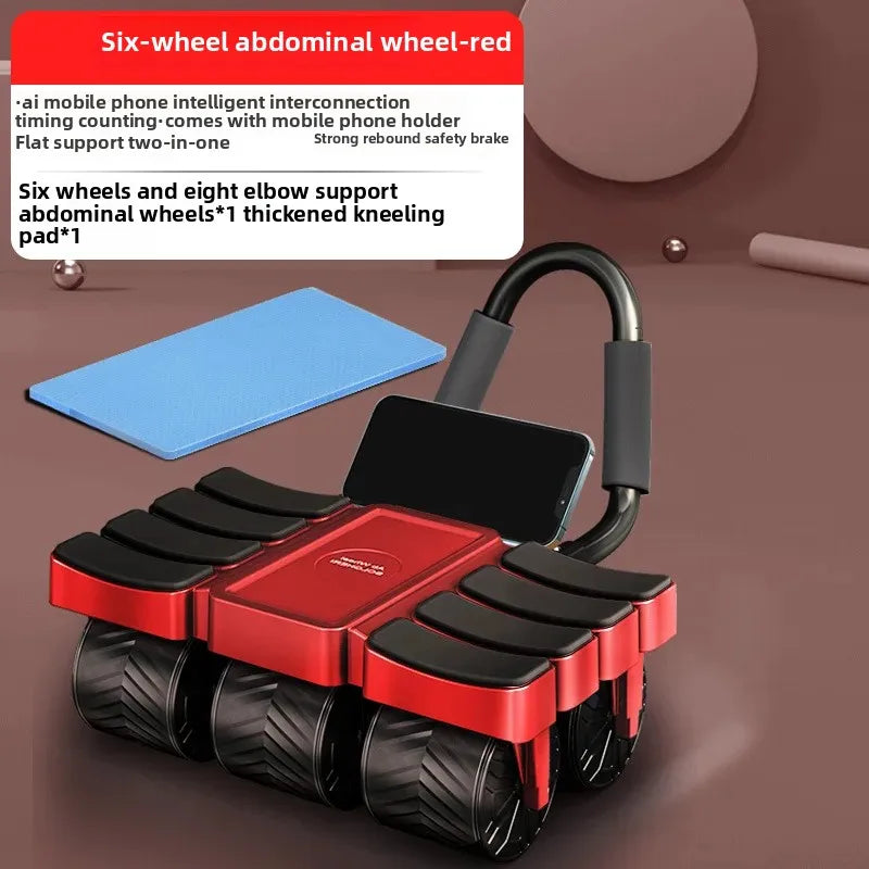 Six-Wheel Automatic Abdominal Wheel.