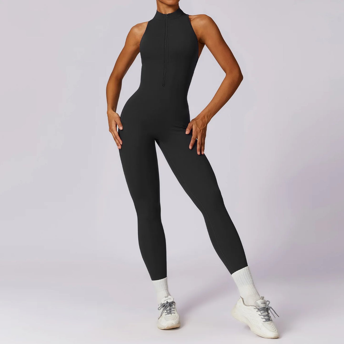 V Back One-piece Yoga Suit.