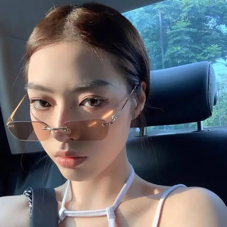 Rimless Men Sunglasses