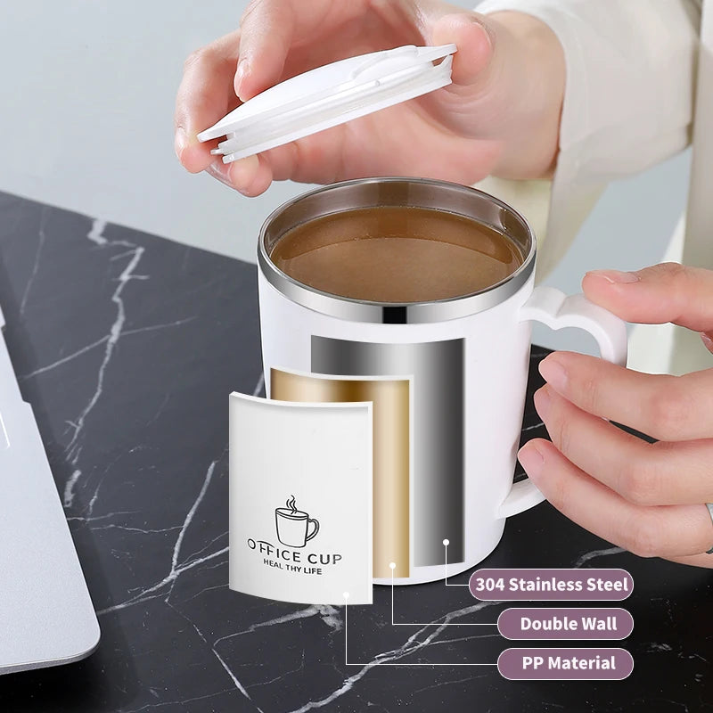 Stainless Steel Coffee Mug.