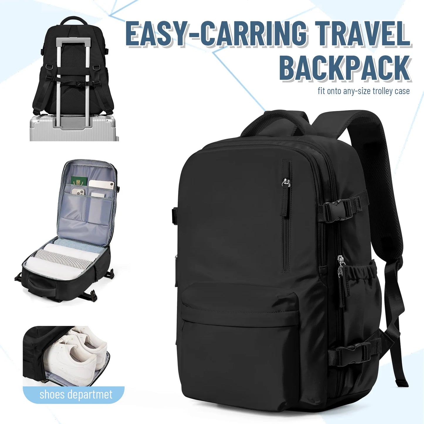 Unisex Travel Backpack.